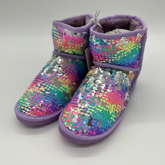 NWT K KomForme Kid's Boots Warm Multicolor - Picture 1 of 6